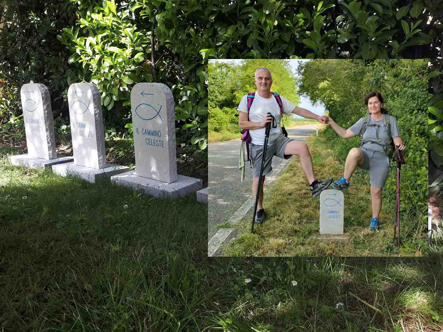 Immagine per Aiello, scavano e rubano un cippo in marmo del Cammino Celeste